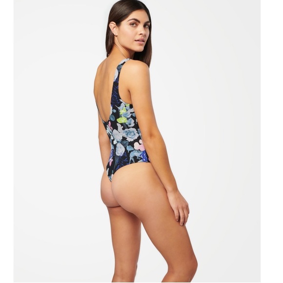 NWOT Stance Floral Thong Bodysuit - Picture 4 of 7